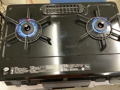 リンナイ プロパンガステーブル ブラック 左強火 KGM64BK2L  リサイクルショップ宮崎屋　佐土原店　25.10.12F