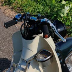 ホンダ リトルカブ FI ローダウン バーハン 50cc 原付の画像
