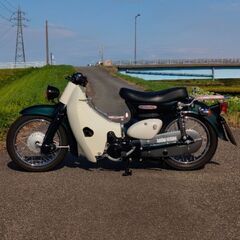 ホンダ リトルカブ FI ローダウン バーハン 50cc 原付の画像