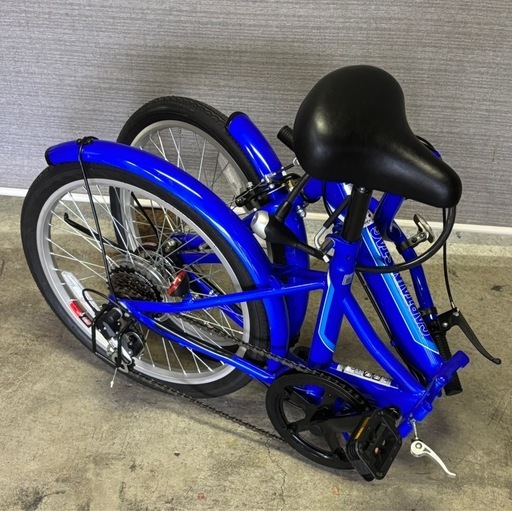 CAPTAIN STAG 折りたたみ自転車 青 20インチ 6段変速 札幌市白石区 CAPTAIN STAG 折りたたみ自転車 青 20インチ 6段変速 札幌市白石区