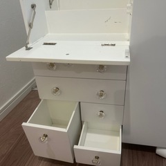 受付終了 メイクボックス　化粧台　の画像