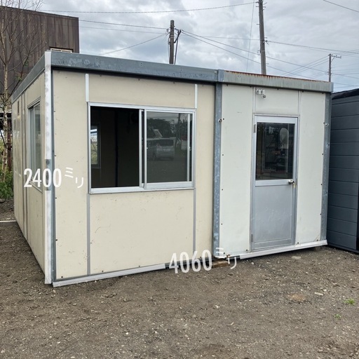 【成約済】激安　早い者勝ち　⚠︎直接引取可　 スーパーハウス2連棟　プレハブ　コンテナ　物置
