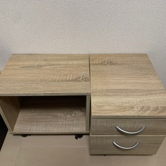 使いやすいコロ付きテーブルの画像