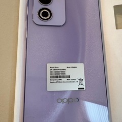【ほぼ未使用】OPPO A3 5Gパープルの画像
