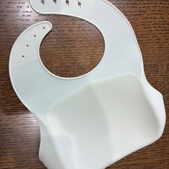 ミッフィーMiffyシリコンエプロン ホワイトの画像