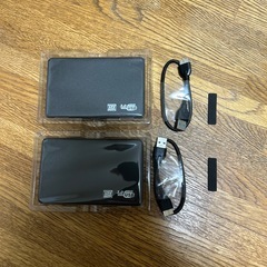 2.5インチ 外付け HDD SSD ケース USB3.0 2個セット SATAの画像