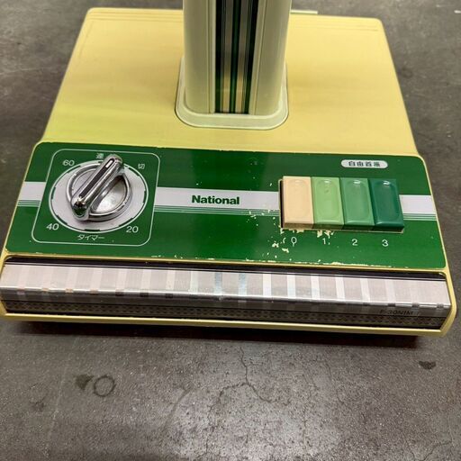 National】 ナショナル 扇風機 F-30N1M グリーン 昭和 レトロ