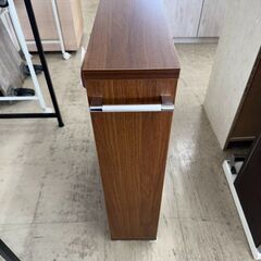J3078　【リユースのサカイ柏店】　キャスター付　スリム収納ラック　木製の画像