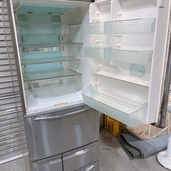 中古 東芝 ノンフロン 冷凍 冷蔵庫  GR-NF415G 2004年製 407L 1012あら2 M ジモの画像