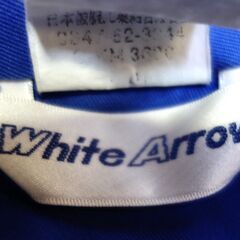 ツナギ　作業着　White　Arrow　青色　サイズL　USED　ホームクリーニング済の画像