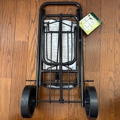 新品 折りたたみ キャリーカート L ゴムバンド付の画像