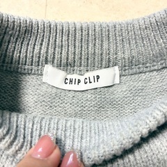 リボン柄ニットの画像