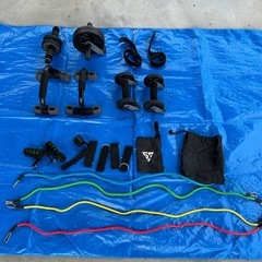 🏋️‍♂️ 【引き取り限定】ホームジム筋トレ器具一式セット 
💪の画像