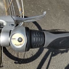 ✨状態良好　ミヤタ　Stainless Max Belt　ステンマックス ベルト　内装5段変速　27インチ 　黒　：　ブリヂストン Bridgestone　自転車　クロスバイク の画像