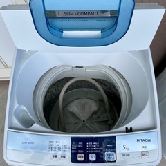 HITACHI洗濯機5kgの画像