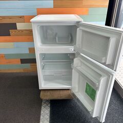 店頭引き渡し 中古 YAMADA  ノンフロン冷凍冷蔵庫 YRZ-C09B1 2019年製 動作確認済みの画像