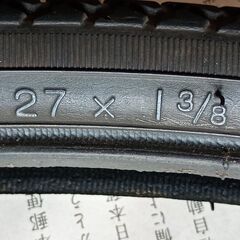 売ります　自転車用タイヤ　27インチ　HAKUBAの画像
