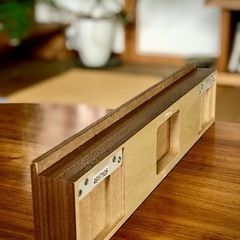 無印良品　壁につけられる家具　ウォールナット　ラック　新品未使用の画像