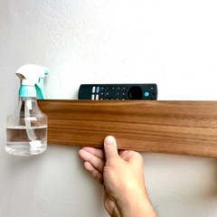 無印良品　壁につけられる家具　ウォールナット　ラック　新品未使用の画像