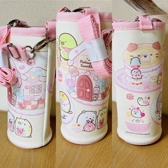 すみっコぐらし　ペットボトルカバー　500ml ショルダー　手持ち　ペットボトルの画像