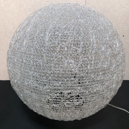 トヨスター アクリルボールランプ 照明器具 インテリアライト デザイナーズライト おしゃれ 透明 アクリル球体 55cm　【糸島市内 送料無料】88285-7-⑧-072