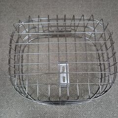 前かご　ステンレス　取り付けの画像