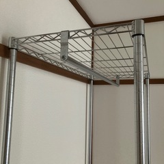 スチールラック（ハンガーパイプ付）の画像