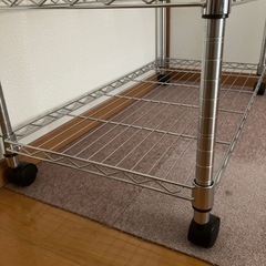 スチールラック（ハンガーパイプ付）の画像