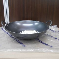 未使用 中華鍋 エスエス 島本製作所 30㎝ 両手中華鍋 調理器具 苫小牧西店の画像
