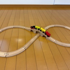 IKEA LILLABO リラブー 木製鉄道玩具セット　電車　汽車　オモチャの画像