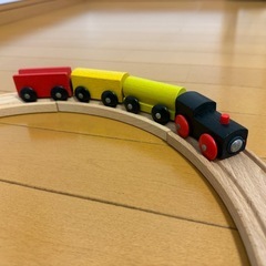 IKEA LILLABO リラブー 木製鉄道玩具セット　電車　汽車　オモチャの画像