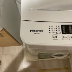 洗濯機　　ハイセンス　hw-k45eの画像
