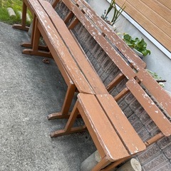 ベンチ（木製）の画像
