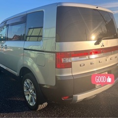 デリカD5 Gパワーパッケージ　下取歓迎♪4WD 車検8年11月　両側パワースライドドア　スマートキー　18アルミホイール　アルパインナビTV リアエンターテイメントの画像