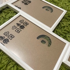 【IKEA】新品未使用の白額縁の画像