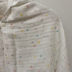 新品　ミキハウス ガーゼバスタオルの画像
