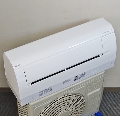 【取引完了 】(44)HITACHI【RAS-V22R】日立 白くまくん 凍結洗浄 ファンお掃除ロボ フィルター自動掃除 無線LAN内