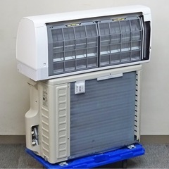 (44)HITACHI【RAS-V22R】日立 白くまくん 凍結洗浄 ファンお掃除ロボ フィルター自動掃除 無線LAN内蔵 ルームエアコン おもに6畳用 2024年製 中古品販売の画像