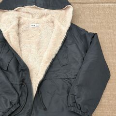 新品　中綿ボアコート　140〜160サイズの画像