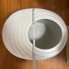 上から猫トイレ プチ アイボリー PUNT-430の画像