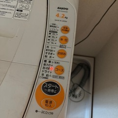 稼働品　洗濯機　サンヨウ　SANYOの画像