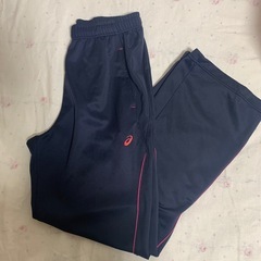 スポーツシャツ　L＆アシックスジャージズボン Mの画像