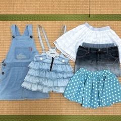 120・130 女の子 子ども服の画像