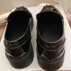 黒ローファー　23.5センチの画像