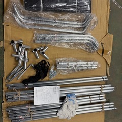 新品　Alebertサイクルハウス サイクルポートS自転車 1～3台　カバー付　自転車倉庫 バイク置き場  の画像