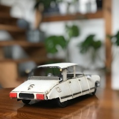 シトロエン　DS ミニカー　モデルカー　ブリキ　オブジェ　エイジング　サビ　の画像