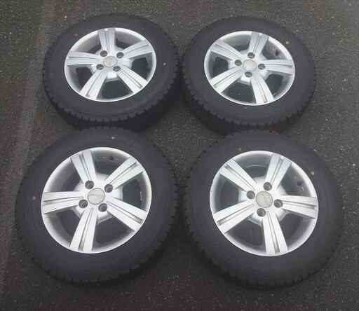 ■新品未使用■165/70R14・スタッドレスタイヤ・４本・GOODYEAR・グットイヤー・アイスナビ６■中古アルミホイール付き■
