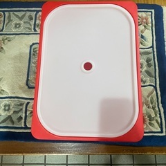 IKEA 収納ケース（中）赤の画像