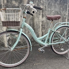 自転車　小学生の娘が使ってました　無料でお譲りしますの画像