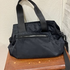 PUMA 黒ツーウェイショルダーバッグ　　　美品の画像